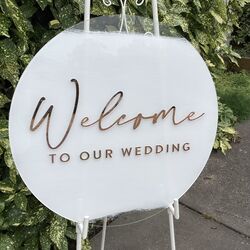Mirror/Acrylic Welcome Boards