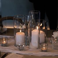 Vases with Candles 