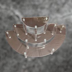 Cake Stand   3 Tier Clear Acrylic Stands 