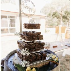 Cake Stand   Acrylic Four Tier Square