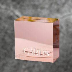 Cards Box - Rose Gold Mirror 