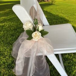 Ceremony Aisle Flowers with Sash 