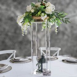 Flower Display Stands - Clear Acrylic  60 x 20cm 