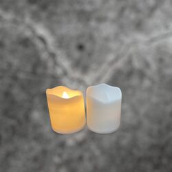 LED Candles - Tea-Light Candles - White 