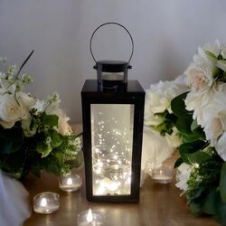 Lanterns   Black Metal   Gloss Finish 