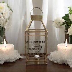 Memory Lantern with Tea Light 