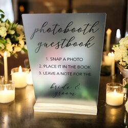 Photobooth Guestbook Sign