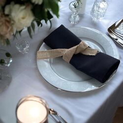 Table Napkins   Black