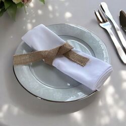 Table Napkins   White Premium Grade