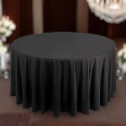 Tablecloths  Black Round 305cm 