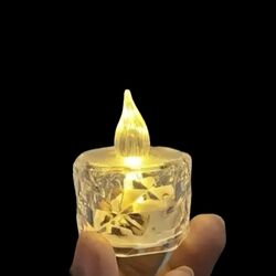 TeaLight  Clear Crystal LED Candle 