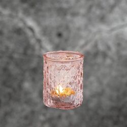 Tea-Light/Votive Holders - Pink 