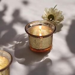 Tea Light Holders   Gold 