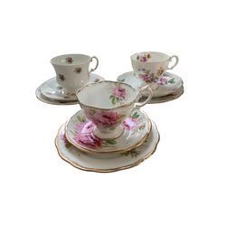 Teacup Saucer + Plate Sets 